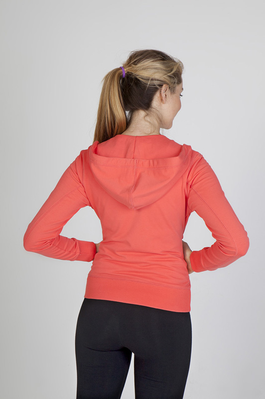 Ladies Spandex Zip Hoodie image5